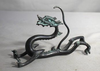 Chinese Zodiac Lucky Dragon Bronze Sculpture