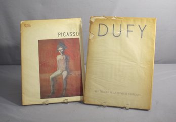 Picasso And Raoul Dufy Lithographs In Slip Covers