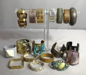 #3-Diverse Collection Of Vintage And Modern Bracelets - Group Lot