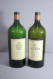 Pair Of Large Wine Bottles