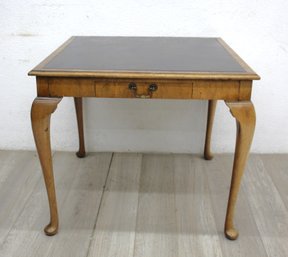 T Smith & Watson Queen Anne Style Writing Table With Single Drawer