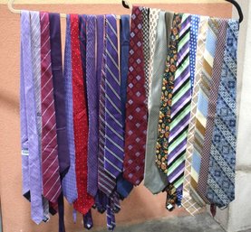 Rack A-Group Lot Of Men's Ties