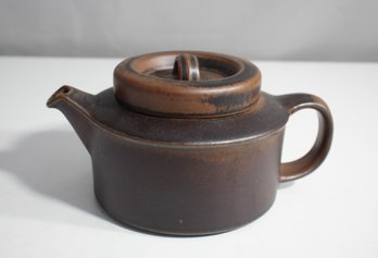 Arabia Of Finland Ceramic Teapot Ruska Mid Century Modern