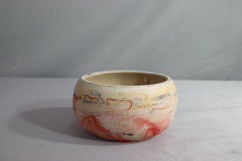 Nemadji Pottery USA Round Bowl/Vase