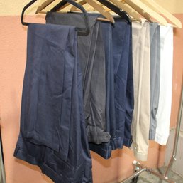 Rack B- Group Lot Of Seven (7) Men's Dress Pants Size 38 X30