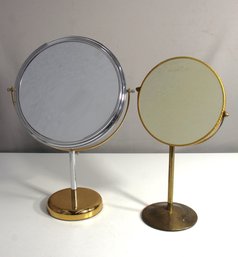 Two Mid Century  Vanity Mirrors