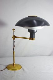 Vintage Swing-Arm Lamp,Metal & Brass