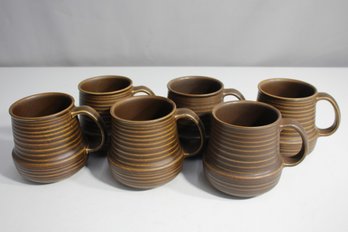 Set Of Six (6) Vintage  Arabia Kaarna Mugs