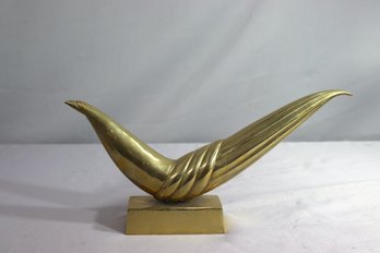 Vintage MCM Handcrafted Bronze Bird