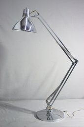 Vintage Luxo Articulated Chrome Desk Lamp