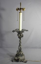 Antique Style Twisted Column Table Lamp