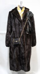 Full Length Mink Coat- ( Made For Phyllis M. )- Large Size