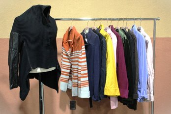 Rack B- Group Lot Of Woman Jackets And Sweaters