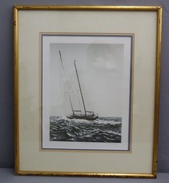 Limited Edition Wilson McNeary Lithograph 'fresh Breeze' #6/200, Pencil Signed