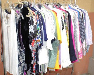 Rack C - Group Lot Of Woman  Dress Tops  Size 12/Lg