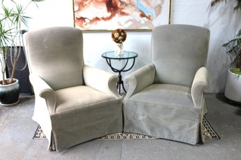 Pair Of Rose Tarlow Melrose House Armchairs