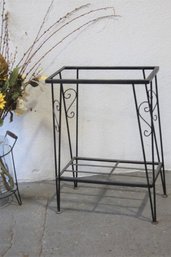 Wrought Iron Scrolled  Fish Tank Stand