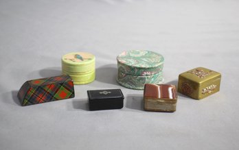 Group Lot Of Small Trinket Boxes