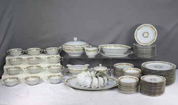 103pcs Vtg Occupied Japan Platter Kingsley Harvest China  Set -Wheat Design In Center & Edge