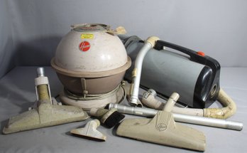 Vintage Hoover Constellation Vacuum Cleaner With Attachments-untested
