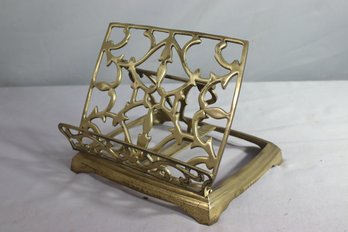 20th Century Brass Tabletop Lectern