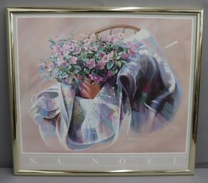 'Impatiens' N.A. Noel Framed Poster Print, Oversigned And Dedicated In Pencil