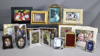 Large Group Lot Of Variety Of Photo Frames