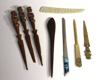 Collection Of 8 Vintage Letter Openers