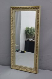 Wall Mirror In Elegant Filigree And Scroll Gilt Gesso Frame