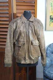 Vintage Mens Leather Jacket - The Leather Warehouse, Size L