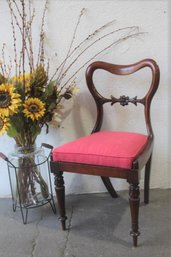 Vintage Victorian Mahogany Side Chair