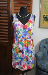 Colorful Floral Dress - Size 2/4