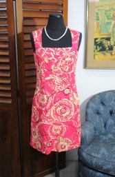 Jax Pink Floral Dress Size 2