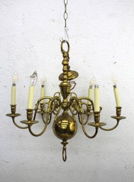 Six Arm  Georgian  Chandelier