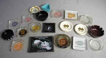 Collection Of Vintage Ashtrays - Assorted Designs