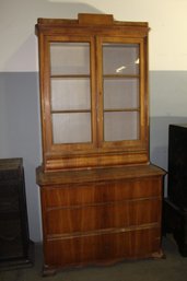 87' X 44.5' Vintage Bookcase /Cabinet