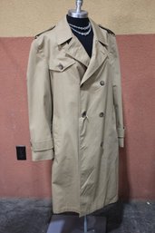 Rack D- Lord & Taylor The Man's Shop Trench Coat   Size 42Reg