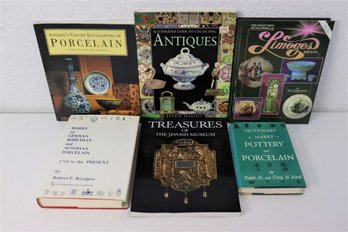 #C- Group Lot Of Antiques, Porcelain, Ceramic, Pottery Marks Books