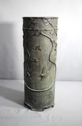 Vintage 24'H Japanese Bronze Umbrella Stand