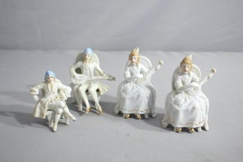 Group Lot Of Four Porcelain Figurines