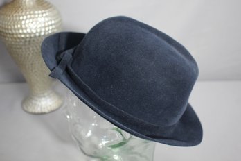 Vintage Navy Blue Hat