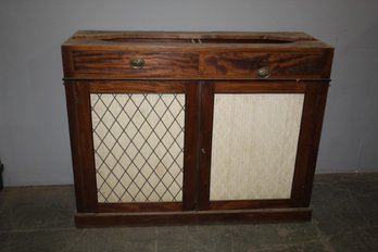 English Regency Style Rosewood Chiffonier With Two Drawers