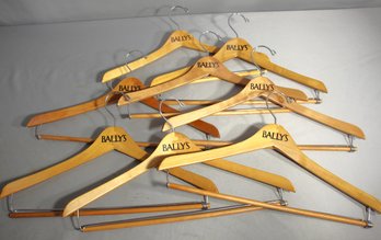 Group Lot Of Wooden Hangers