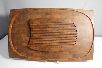 Teak Serving Tray  Scan Look Designer By AQ