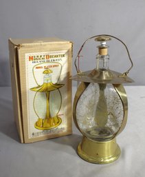Vintage Music Box Lantern Decanter - Music 'How Dry I Am' - New In Box