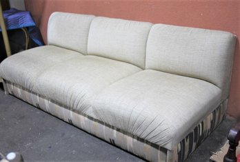 Vintage Modular 3 Seat Armless Slipper Sofa