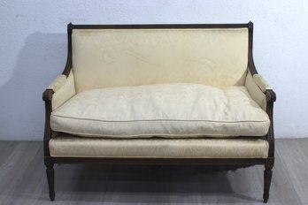 1 - Vintage Country French Louis XVI Style Loveseat