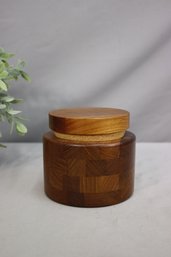 Vintage MCM Teak ESA Denmark Coffee/Tea Spice Canister