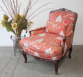 French Louis XV Oversized Bergere Chair