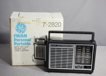 Wo-Way Power 7-2820A General Electric Co. Radio With Box-untested